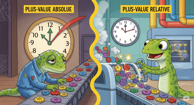 plue-value absolue et survaleur relative