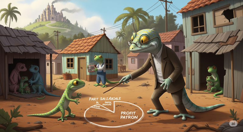 taux d'exploitation et part salariale