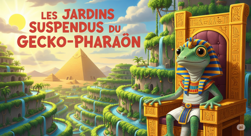 les jardins suspendus du Gecko-Pharaon