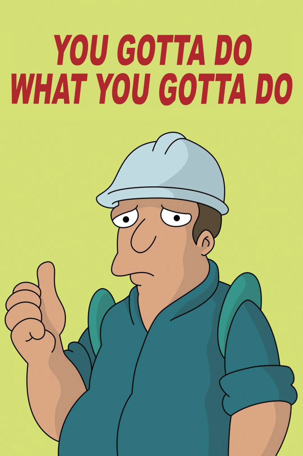 Affiche Futurama : « You must do what I say because I am your career chip »